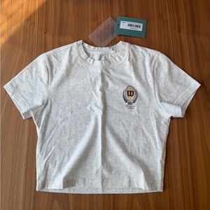 Never Worn Kith x Wilson Light Gray Tee
